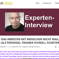 Interview Personal Trainer und Autor Robert Rode bei Just Relaxing