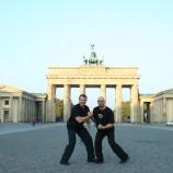 Personal Trainer vor Brandenburger Tor