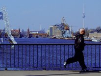 Werbefoto Elsenbrücke "Personal Trainer aus Leidenschaft"