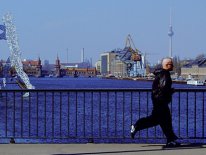 Werbefoto Elsenbrücke "Personal Trainer aus Leidenschaft"